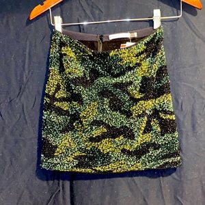Alice + Oliver camo mini skirt